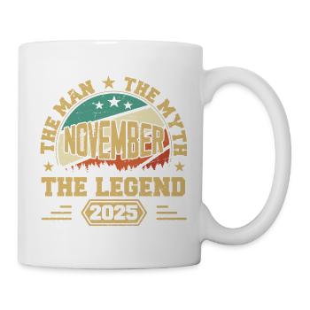 Légendaire depuis novembre 2025 Millésime 2025 Novembe - Mug blanc - blanc - Droite