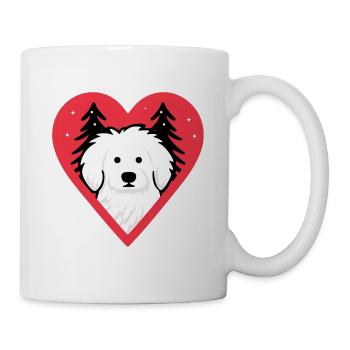 Dog loves Christmas - Mug - white - Right