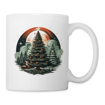 Christmas tree - Mug - white - Right