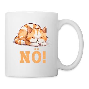 Nope Just Nope No No Cat Cat Funny Saying - Mug - white - Right