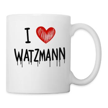 Watzmann - Berge Leidenschaft Liebe - Tasse - Weiß - Rechts
