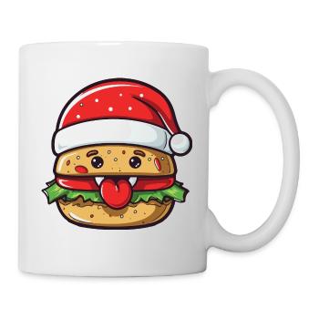 Burgers de Noël - Mug blanc - blanc - Droite