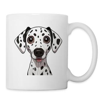 Dalmatiner - Tasse - Weiß - Rechts