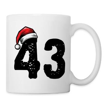43 Numéro Noël - Mug blanc - blanc - Droite