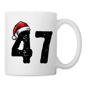 47 Numéro Noël - Mug blanc - blanc - Droite