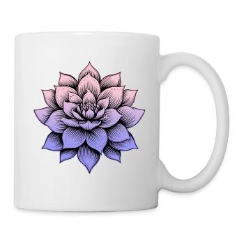 Lotusblüte - Tasse - Weiß - Rechts