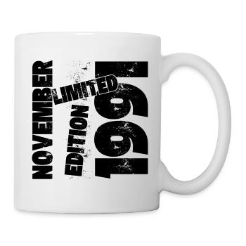 NOVEMBER 1991 LIMITIERTE AUFLAGE - Tasse - Weiß - Rechts