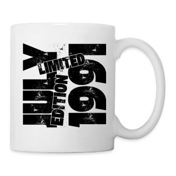 JULI 1991 LIMITIERTE AUFLAGE - Tasse - Weiß - Rechts