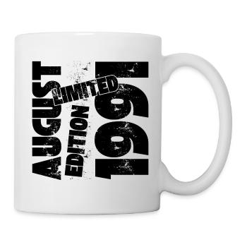 AUGUST 1991 LIMITIERTE AUFLAGE - Tasse - Weiß - Rechts