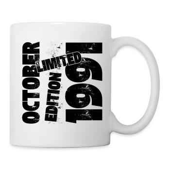 OKTOBER 1991 LIMITIERTE AUFLAGE - Tasse - Weiß - Rechts
