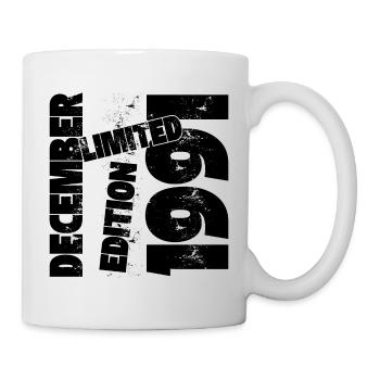 DEZEMBER 1991 LIMITIERTE AUFLAGE - Tasse - Weiß - Rechts