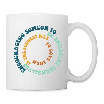 Sagesse de vie pour l’état d’ de croissance Soi inspirant - Mug blanc - blanc - Droite