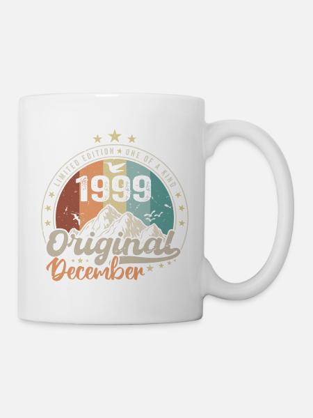 Dezember 1999 Geburtstagsgeschenk - Dezember 1999 - Tasse - Weiß