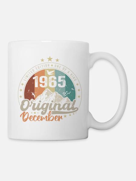 Dezember 1965 Geburtstagsgeschenk - Dezember 1965 - Tasse - Weiß