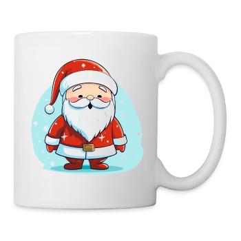 Weihnachtsmann - Tasse - Weiß - Rechts