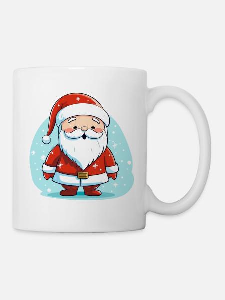 Weihnachtsmann - Tasse - Weiß