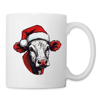 Cow Christmas Beef Farm Christmas - Mug - white - Right