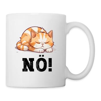 Nope Just Nope No No Cat Cat Funny Saying - Mug - white - Right