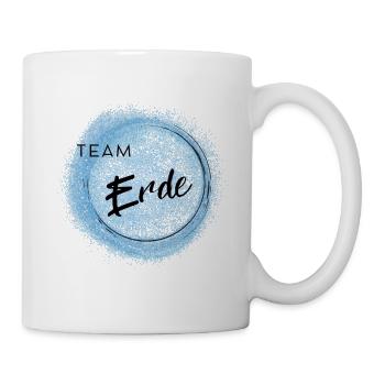 Team Erde - positives Denken - Affirmationen - Tasse - Weiß - Rechts