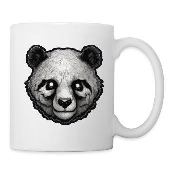 Panda / Animal / Zoo / Bamboo / Wild / Childlike - Mug - white - Right