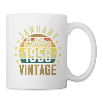 Legends wurden im Januar 1956 geboren - Januar 1956 - Tasse - Weiß - Rechts
