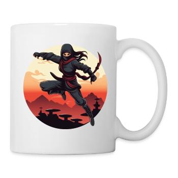 Charming Ninja Fighter I Ninja Girl I Ninja - Mug - white - Right