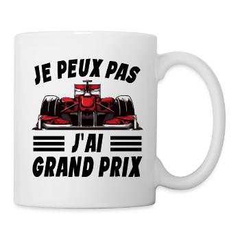 Je Peux Pas J'ai Grand Prix - Mug blanc - blanc - Droite