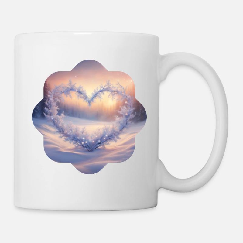 Winter Heart 1 - Mug - white