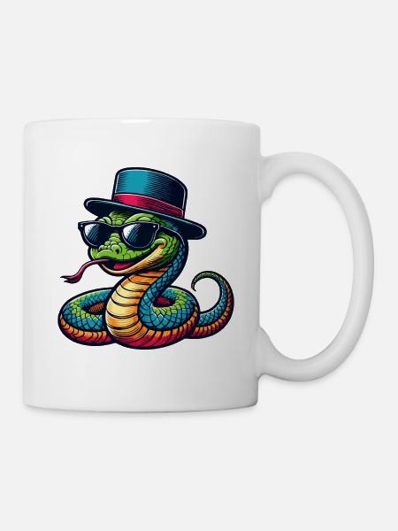 Cool Snake - Mug - white