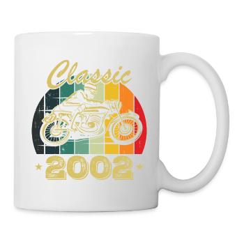 Vintage Classic Birthday Gift Born in 2002 - Mug - white - Right