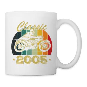 Cadeau D’anniversaire Classique vintage Né en 2005 - Mug blanc - blanc - Droite