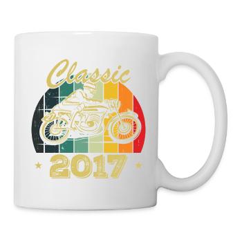 Vintage Classic Birthday Gift Born in 2017 - Mug - white - Right