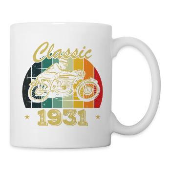 Cadeau D’anniversaire Classique vintage Né en 1931 - Mug blanc - blanc - Droite