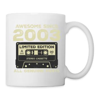 2003 Birthday Born In 2003 Vintage Retro - Mug - white - Right
