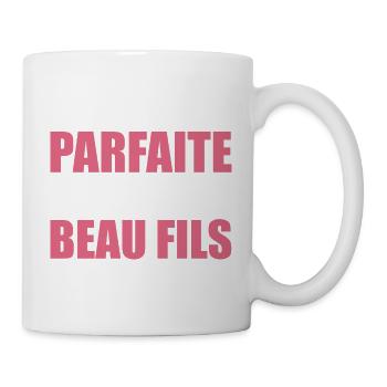Je Ne Suis Pas Parfaite Mais Je Suis Beau Fils - Mug blanc - blanc - Droite