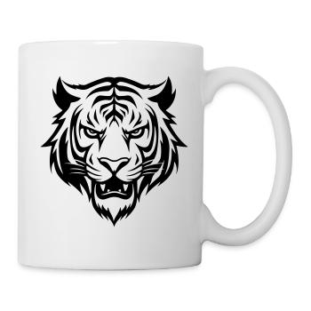 Tiger Head - Mug - white - Right
