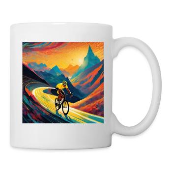 Cycling Colorwaves - Mug - white - Right