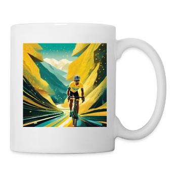 Autobahn zum Yellow Glory - Tasse - Weiß - Rechts