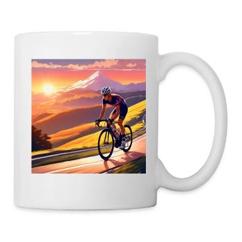 Chasing the last Light of Day - Mug - white - Right