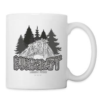 Bushcraft Adventure Survival Outdoor Shelter - Mug - white - Right