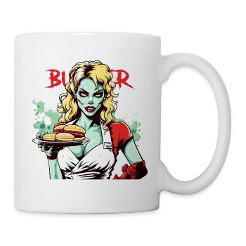 Burger Girl - Tasse - Weiß - Rechts