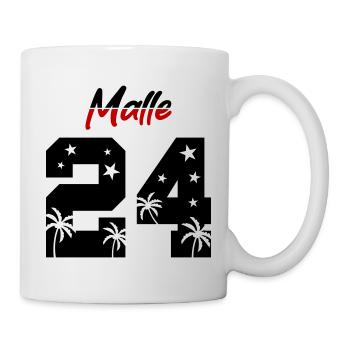 Malle 24 - Tasse - Weiß - Rechts
