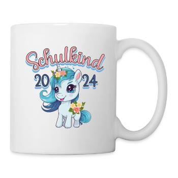 Écolier 2024 Licorne École Élève - Mug blanc - blanc - Droite