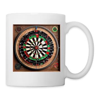Anatomy of a Dartboard - Mug - white - Right