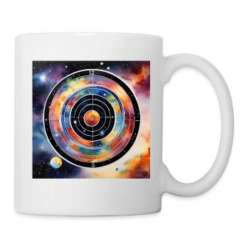 Dartboard Milky Way - Mug - white - Right