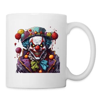 Clown d’horreur / Cirque / Drôle / Spectacle / Halloween - Mug blanc - blanc - Droite