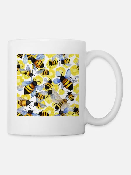 The Bees (Watercolor) - Mug - white