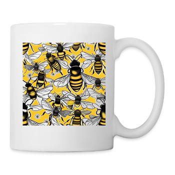 Im Inneren des Bienenstocks - Tasse - Weiß - Rechts