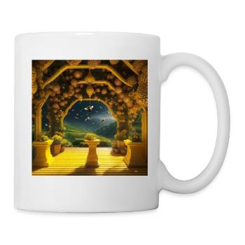 Im Inneren des Bienenstocks - Tasse - Weiß - Rechts