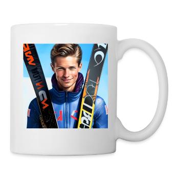 Ski Jumper - Mug - white - Right